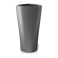 LECHUZA® DELTA, All-in-One-Set Dunkelgrau