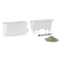 LECHUZA® Lechuza Pflanzgefäße & Töpfe|Pflanzkübel & Blumenkästen > DELTA, All-in-One-Set, hochglanz