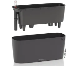 LECHUZA® Lechuza Tischgefäße|Lechuza Pflanzgefäße & Töpfe > DELTA, All-in-One-Set, matt