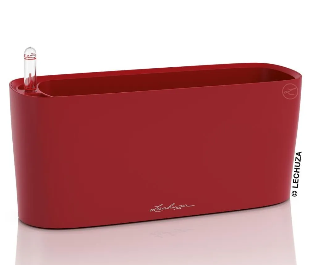 LECHUZA® DELTA, All-in-One-Set, matt Rot Clearance