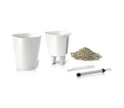 LECHUZA® Lechuza Tischgefäße|Lechuza Pflanzgefäße & Töpfe > DELTINI, All-in-One-Set, hochglanz