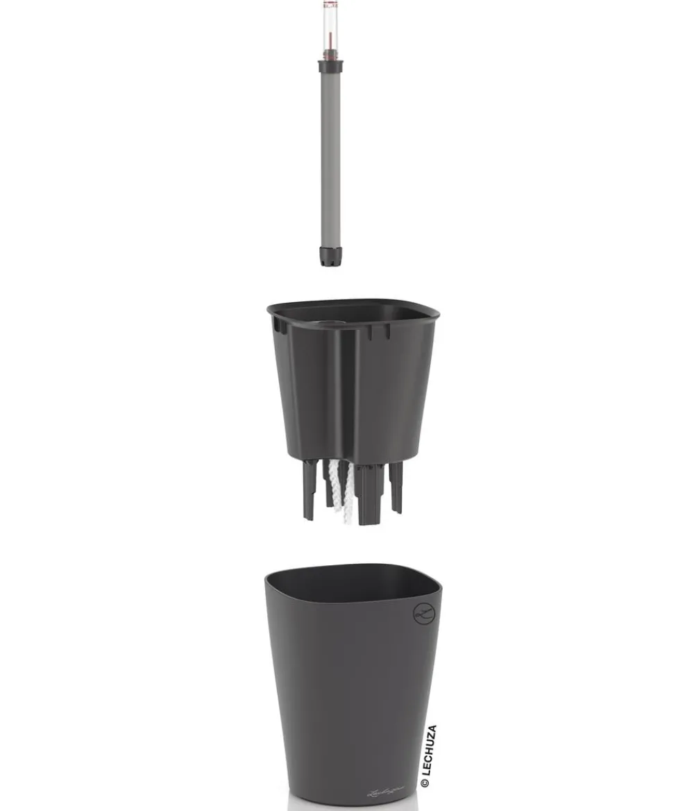 LECHUZA® Lechuza Tischgefäße|Lechuza Pflanzgefäße & Töpfe > DELTINI, All-in-One-Set, matt