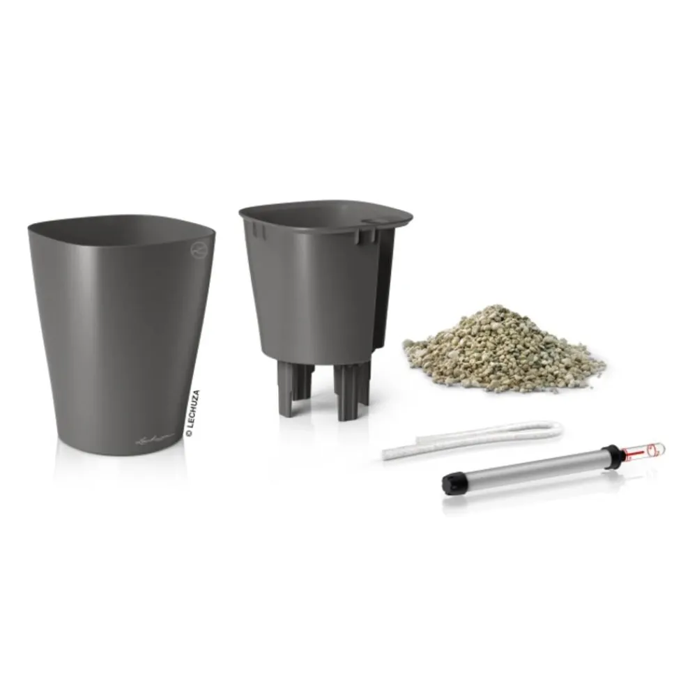 LECHUZA® DELTINI, All-in-One-Set, matt Grau Online