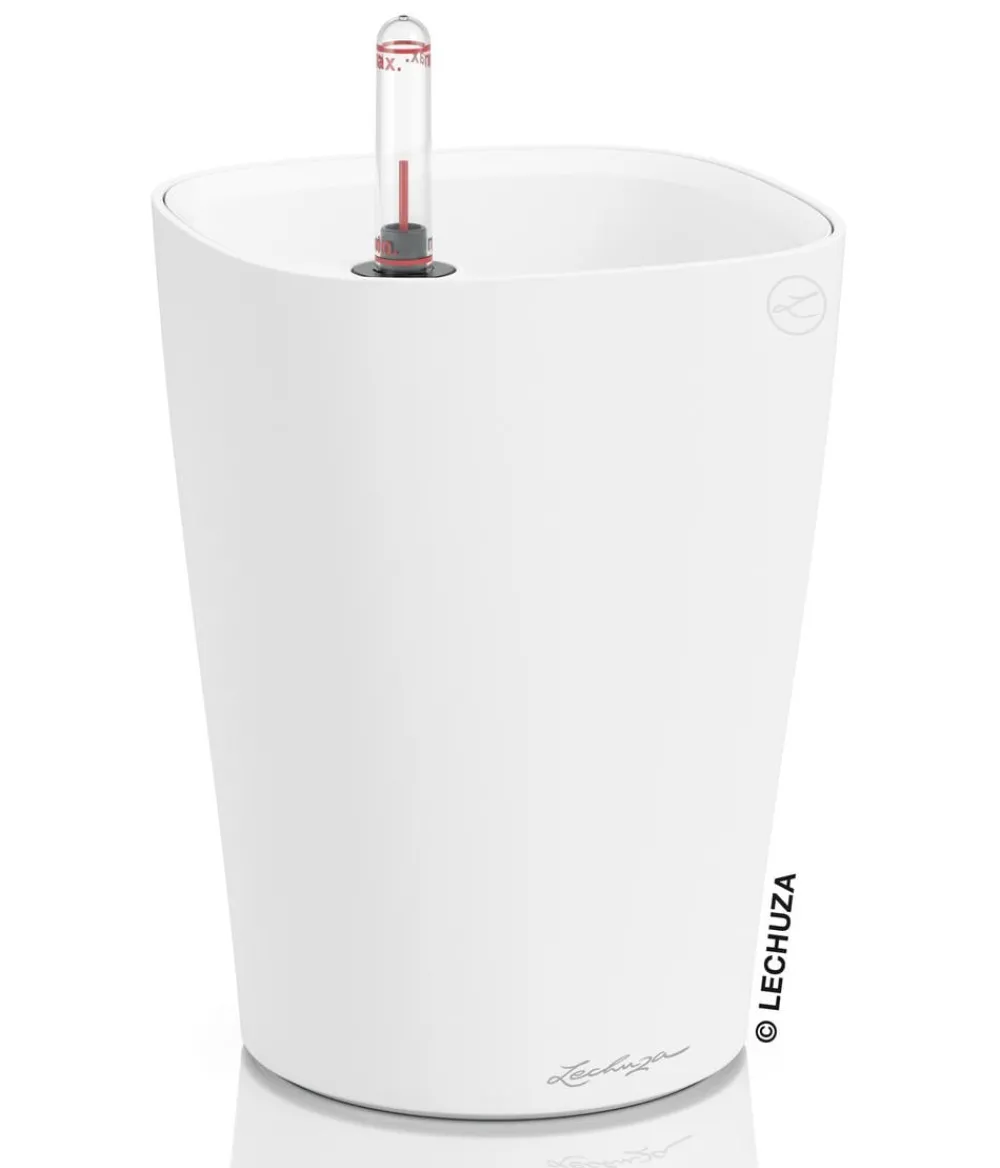 LECHUZA® DELTINI, All-in-One-Set, matt Weiß Best