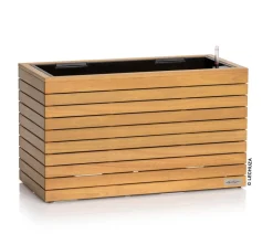 LECHUZA® Lechuza Pflanzgefäße & Töpfe|Blumentöpfe & Übertöpfe > Holz-Kasten PALO Natural Wood 80, rechteckig