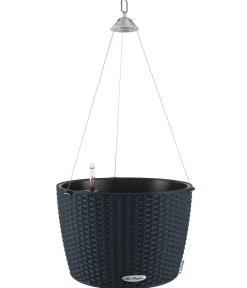 LECHUZA® Lechuza Pflanzgefäße & Töpfe > Kunststoff-Hängeampel Nido Cottage inkl. Pflanzeinsatz, rund, ca. Ø36,3/H24,2 cm