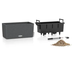 LECHUZA® Pflanzkübel & Blumenkästen|Lechuza Pflanzgefäße & Töpfe > Kunststoff-Kasten Balconera Cottage, rechteckig