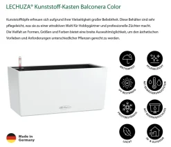 LECHUZA® Pflanzkübel & Blumenkästen|Lechuza Pflanzgefäße & Töpfe > Kunststoff-Kasten Balconera Color, rechteckig