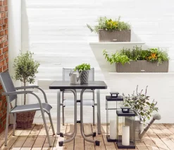 LECHUZA® Kunststoff-Kasten Balconera Cottage, rechteckig Beige Best