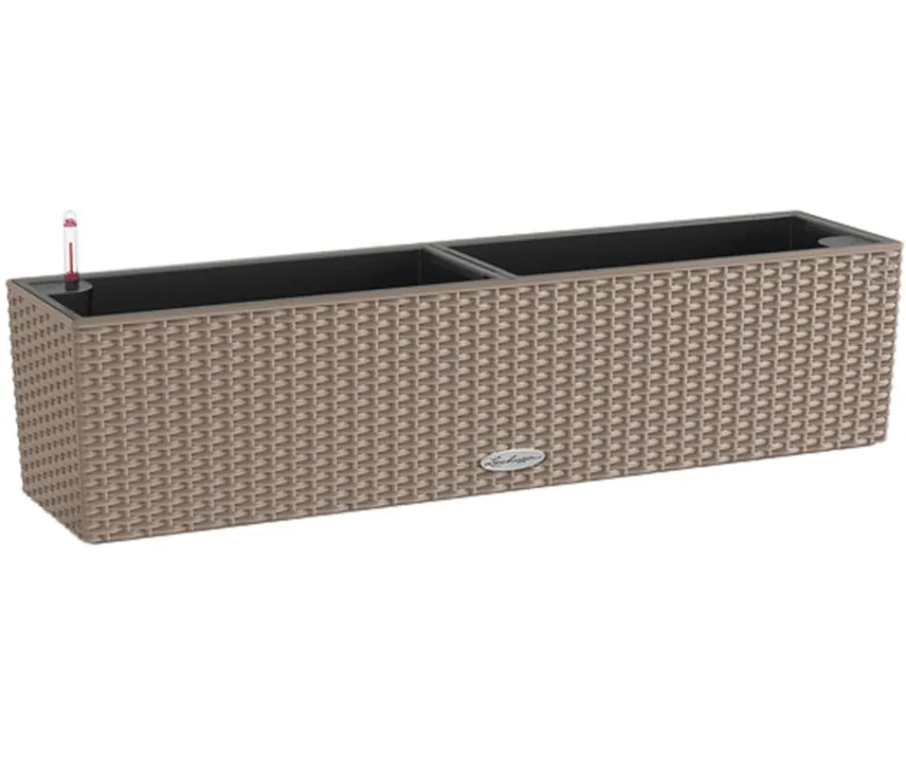 LECHUZA® Kunststoff-Kasten Balconera Cottage, rechteckig Beige Best