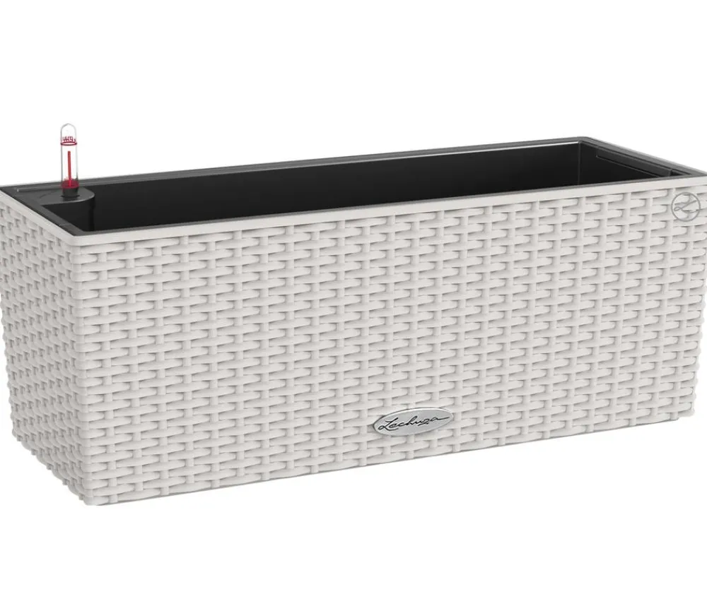 LECHUZA® Kunststoff-Kasten Balconera Cottage, rechteckig Hellgrau Best