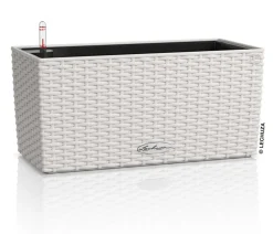 LECHUZA® Pflanzkübel & Blumenkästen|Lechuza Pflanzgefäße & Töpfe - Kunststoff-Kasten Balconera Cottage, rechteckig Weiß