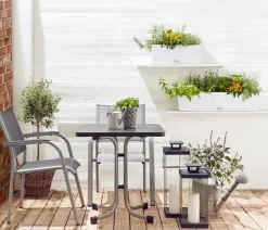 LECHUZA® Pflanzkübel & Blumenkästen|Lechuza Pflanzgefäße & Töpfe - Kunststoff-Kasten Balconera Cottage, rechteckig Weiß