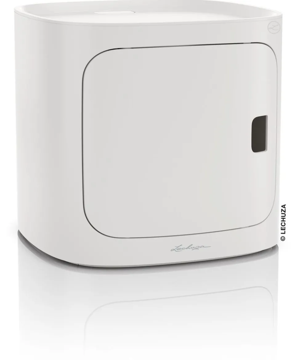 LECHUZA® Kunststoff-Stapelmodul PILA Color Storage, quadratisch, ca. B35/H33/T35 cm Hellgrau Clearance