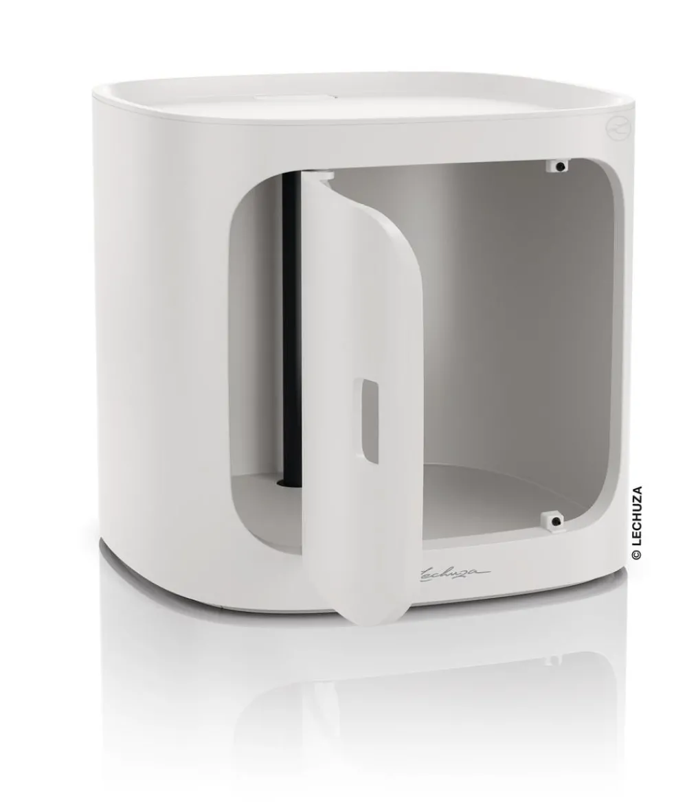 LECHUZA® Kunststoff-Stapelmodul PILA Color Storage, quadratisch, ca. B35/H33/T35 cm Hellgrau Clearance
