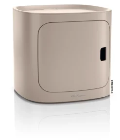 LECHUZA® Lechuza Pflanzgefäße & Töpfe - Kunststoff-Stapelmodul PILA Color Storage, quadratisch, ca. B35/H33/T35 cm Beige
