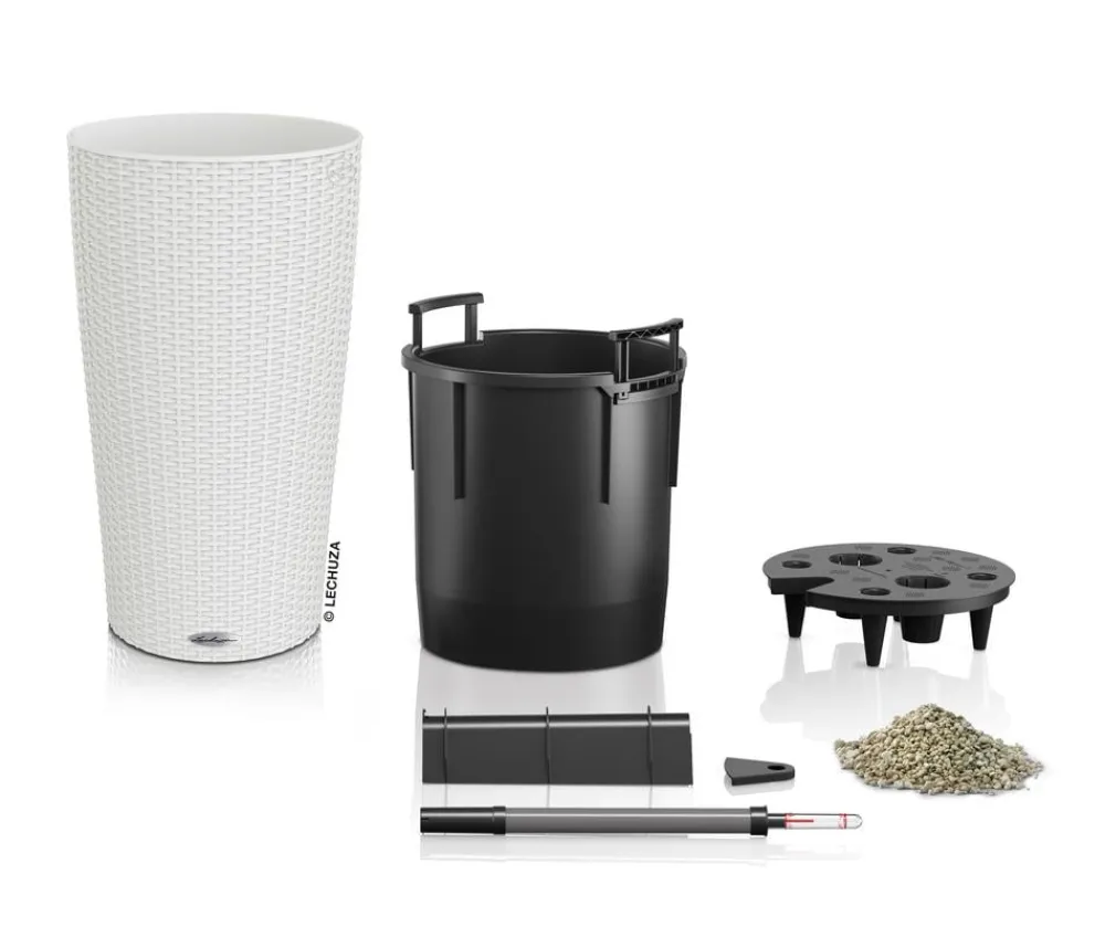 LECHUZA® Lechuza Pflanzgefäße & Töpfe > Kunststoff-Säule Cilindro Cottage inkl. Pflanzeinsatz, konisch