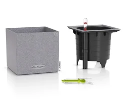 LECHUZA® Lechuza Pflanzgefäße & Töpfe|Blumentöpfe & Übertöpfe > Kunststoff-Topf Canto Stone, eckig, ca. B14/H13,5/T14 cm