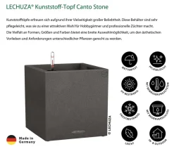 LECHUZA® Lechuza Pflanzgefäße & Töpfe|Blumentöpfe & Übertöpfe > Kunststoff-Topf Canto Stone, quadratisch