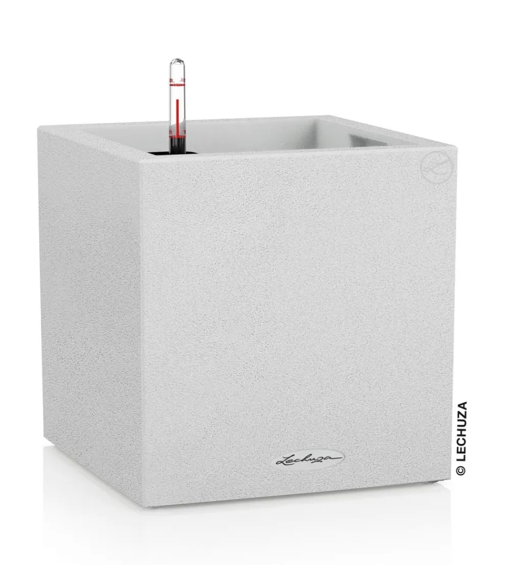 LECHUZA® Lechuza Pflanzgefäße & Töpfe|Blumentöpfe & Übertöpfe > Kunststoff-Topf Canto Stone, quadratisch