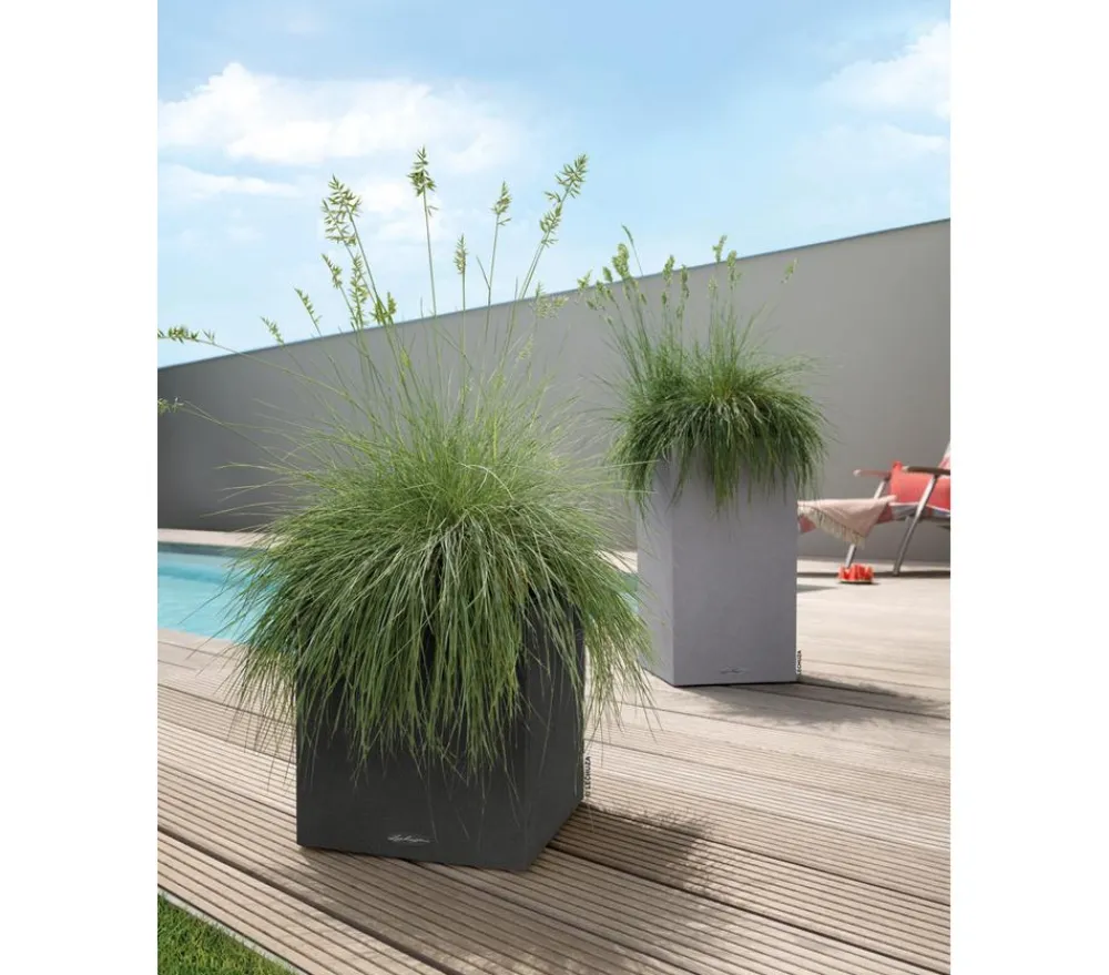 LECHUZA® Lechuza Pflanzgefäße & Töpfe|Blumentöpfe & Übertöpfe > Kunststoff-Topf Canto Stone, quadratisch