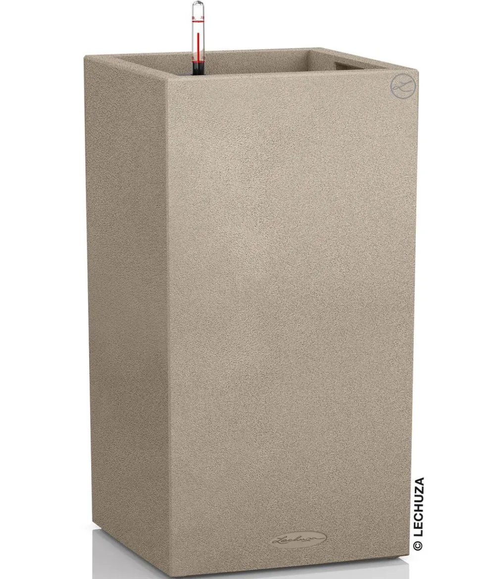 LECHUZA® Lechuza Pflanzgefäße & Töpfe|Blumentöpfe & Übertöpfe > Kunststoff-Topf Canto Stone, quadratisch