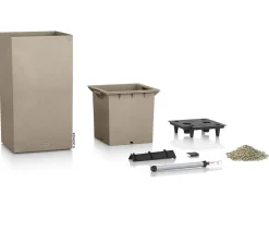 LECHUZA® Lechuza Pflanzgefäße & Töpfe|Blumentöpfe & Übertöpfe > Kunststoff-Topf Canto Stone, quadratisch