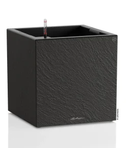LECHUZA® Lechuza Pflanzgefäße & Töpfe > Kunststoff-Topf Canto Slatestone inkl. Pflanzeinsatz, quadratisch