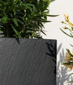 LECHUZA® Lechuza Pflanzgefäße & Töpfe > Kunststoff-Topf Canto Slatestone inkl. Pflanzeinsatz, quadratisch