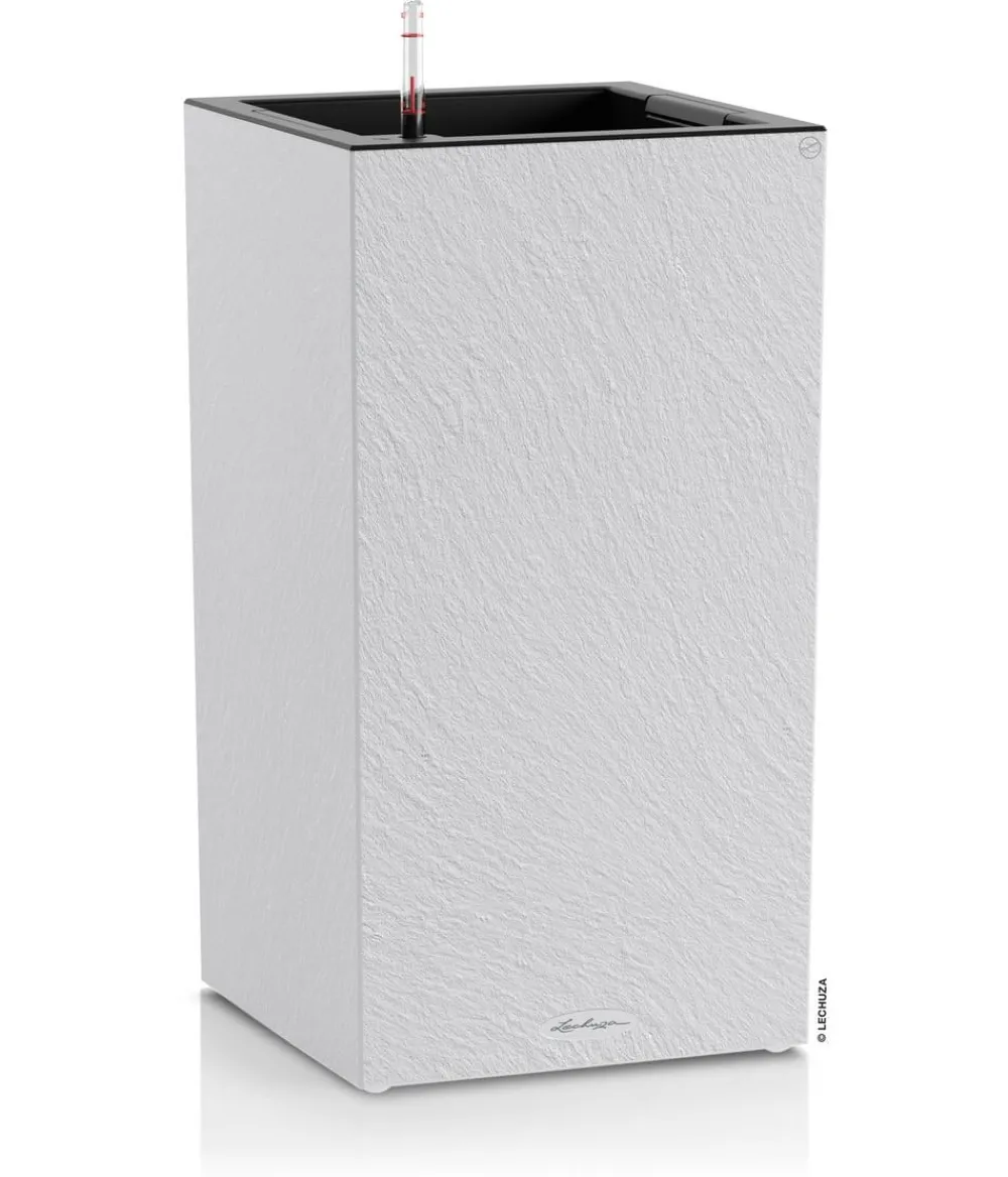 LECHUZA® Lechuza Pflanzgefäße & Töpfe > Kunststoff-Topf Canto Slatestone inkl. Pflanzeinsatz, rechteckig
