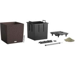 LECHUZA® Lechuza Pflanzgefäße & Töpfe|Blumentöpfe & Übertöpfe > Kunststoff-Topf Cube Cottage, quadratisch