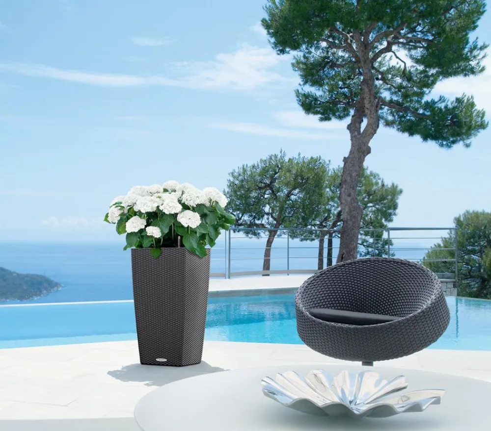 LECHUZA® Lechuza Pflanzgefäße & Töpfe|Blumentöpfe & Übertöpfe > Kunststoff-Topf Cubico Cottage, konisch