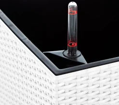 LECHUZA® Kunststoff-Topf Cubico Cottage, konisch Weiß Outlet