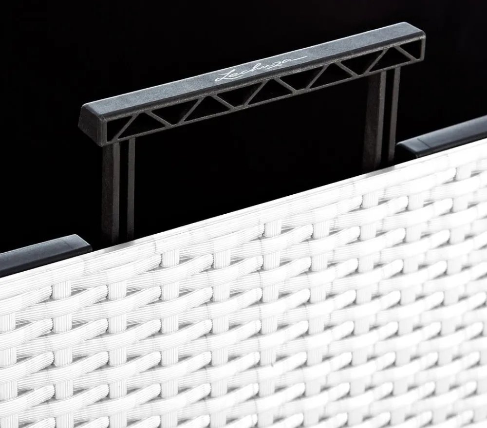 LECHUZA® Kunststoff-Topf Cubico Cottage, konisch Weiß Outlet