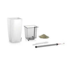 LECHUZA® Lechuza Tischgefäße|Lechuza Pflanzgefäße & Töpfe > MAXI/MINI-CUBI, All-in-One-Set, hochglanz