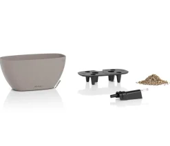LECHUZA® NAVIO Color, All-in-One Set Taupe Outlet