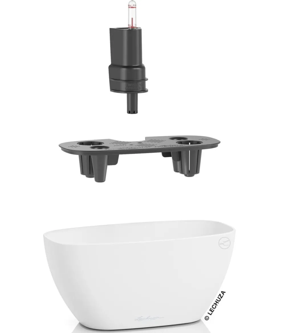 LECHUZA® NAVIO Color, All-in-One Set Weiß Clearance