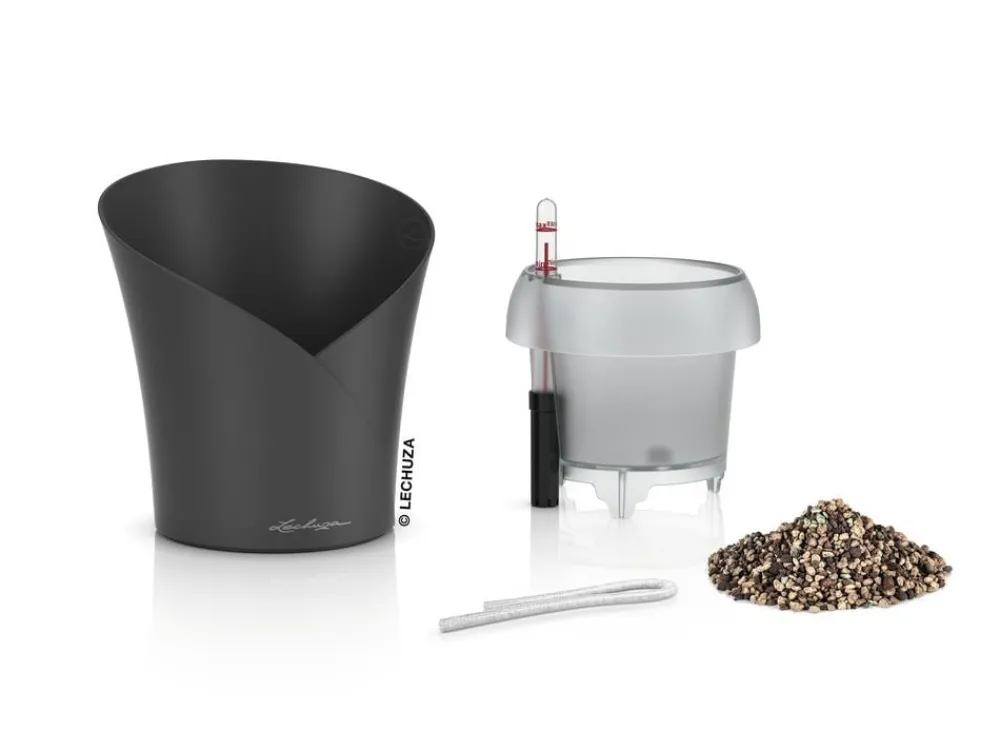LECHUZA® Lechuza Tischgefäße|Lechuza Pflanzgefäße & Töpfe > ORCHIDEA, All-in-One Set, ca. Ø18/H20 cm