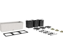 LECHUZA® Pflanzkübel & Blumenkästen|Lechuza Pflanzgefäße & Töpfe > Polyrattan-Kasten Trio Cottage, rechteckig