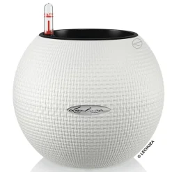 LECHUZA® PURO Color, All-in-One-Set, rund, ca. Ø20 cm Weiß Clearance
