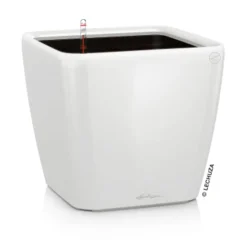 LECHUZA® QUADRO LS, All-in-One-Set Weiß Best