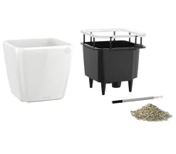 LECHUZA® Lechuza Pflanzgefäße & Töpfe|Lechuza Tischgefäße > QUADRO LS, All-in-One-Set