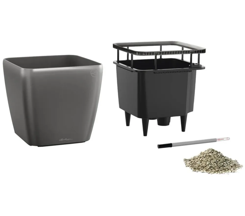 LECHUZA® Lechuza Pflanzgefäße & Töpfe|Lechuza Tischgefäße > QUADRO LS, All-in-One-Set