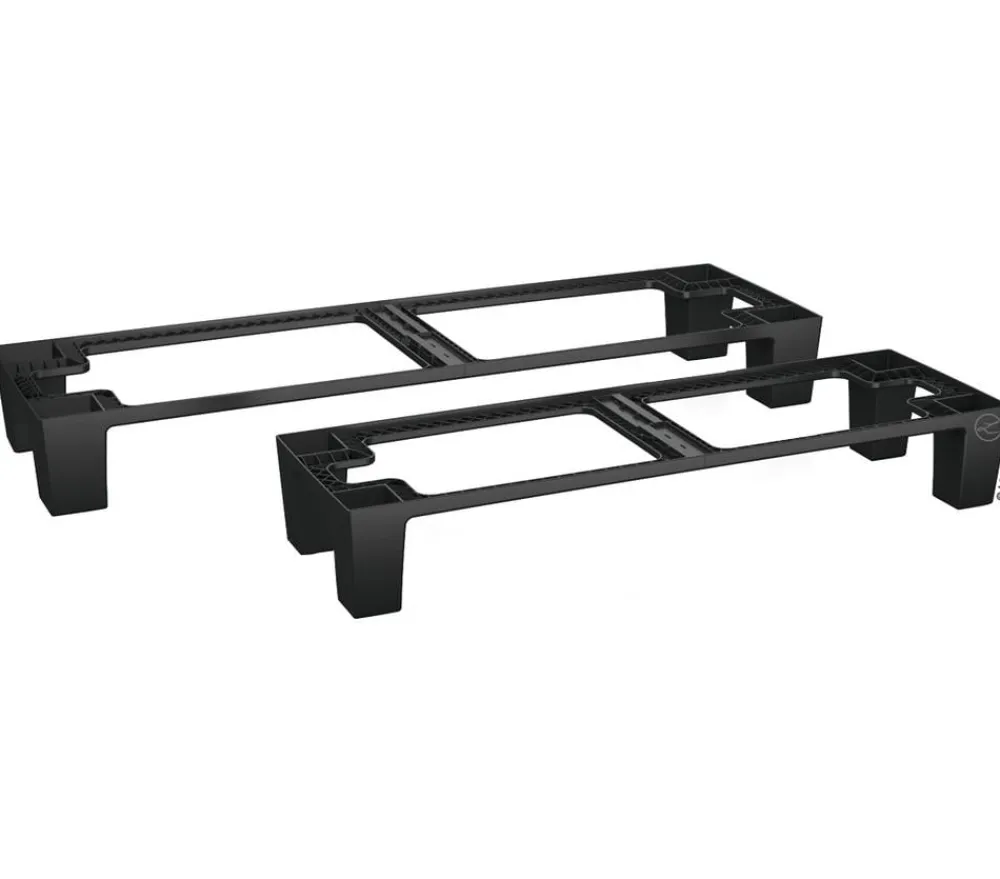 LECHUZA® Lechuza Pflanzgefäße & Töpfe|Mehr Blumentopfzubehör - Sockel für Trio Cottage, Schwarz