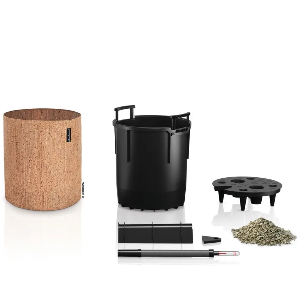 LECHUZA® Lechuza Pflanzgefäße & Töpfe|Blumentöpfe & Übertöpfe > TRENDCOVER Kork, All-in-One Set
