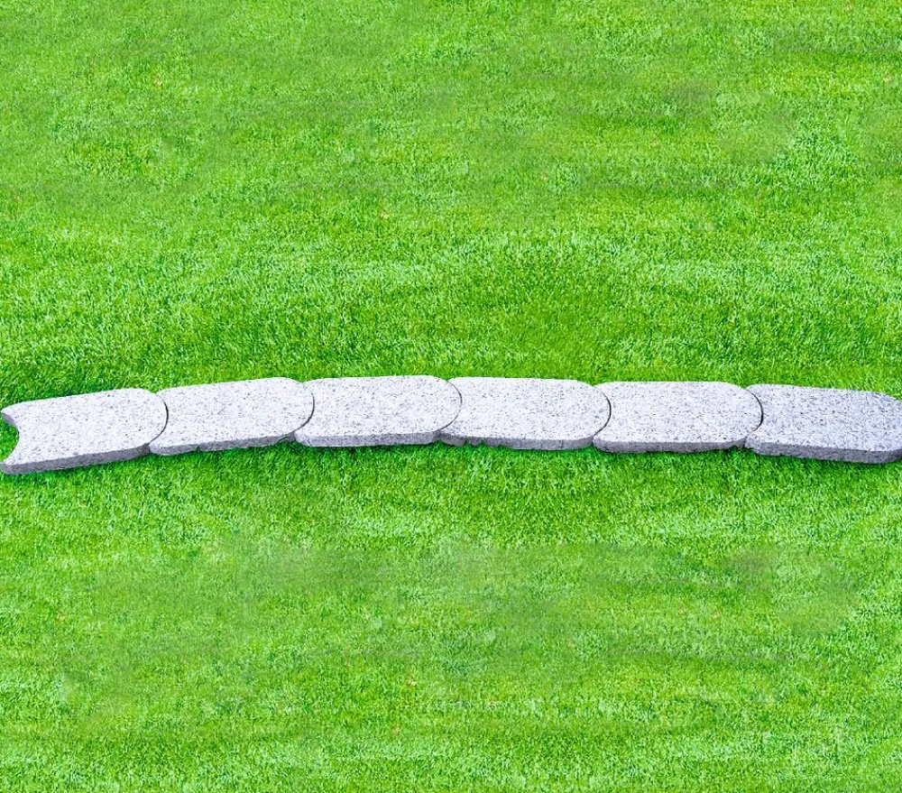 Leeder Mähkanten & Beetkanten|Steine & Terrassenplatten > Granit-Mähkante 2,5 x 10 x 24 cm