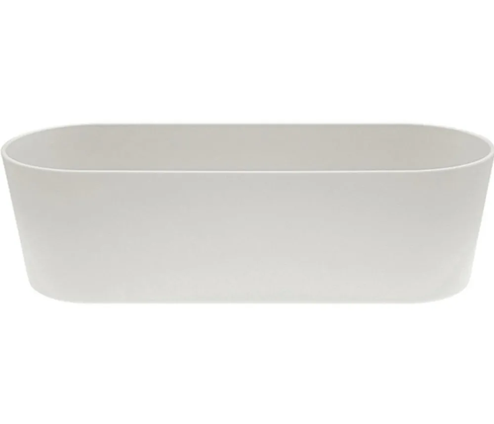 LENI Blumenampeln & -Schalen > Kunststoff-Jardiniere Flori, oval, ca. B36/H11/T14 cm