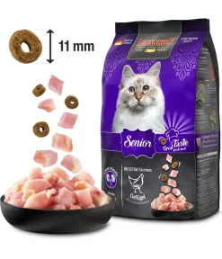 Leonardo Cat Food Leonardo Trockenfutter für Katzen Senior, Geflügel Outlet