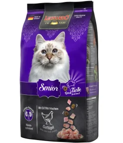 Leonardo Cat Food Leonardo Trockenfutter für Katzen Senior, Geflügel Outlet