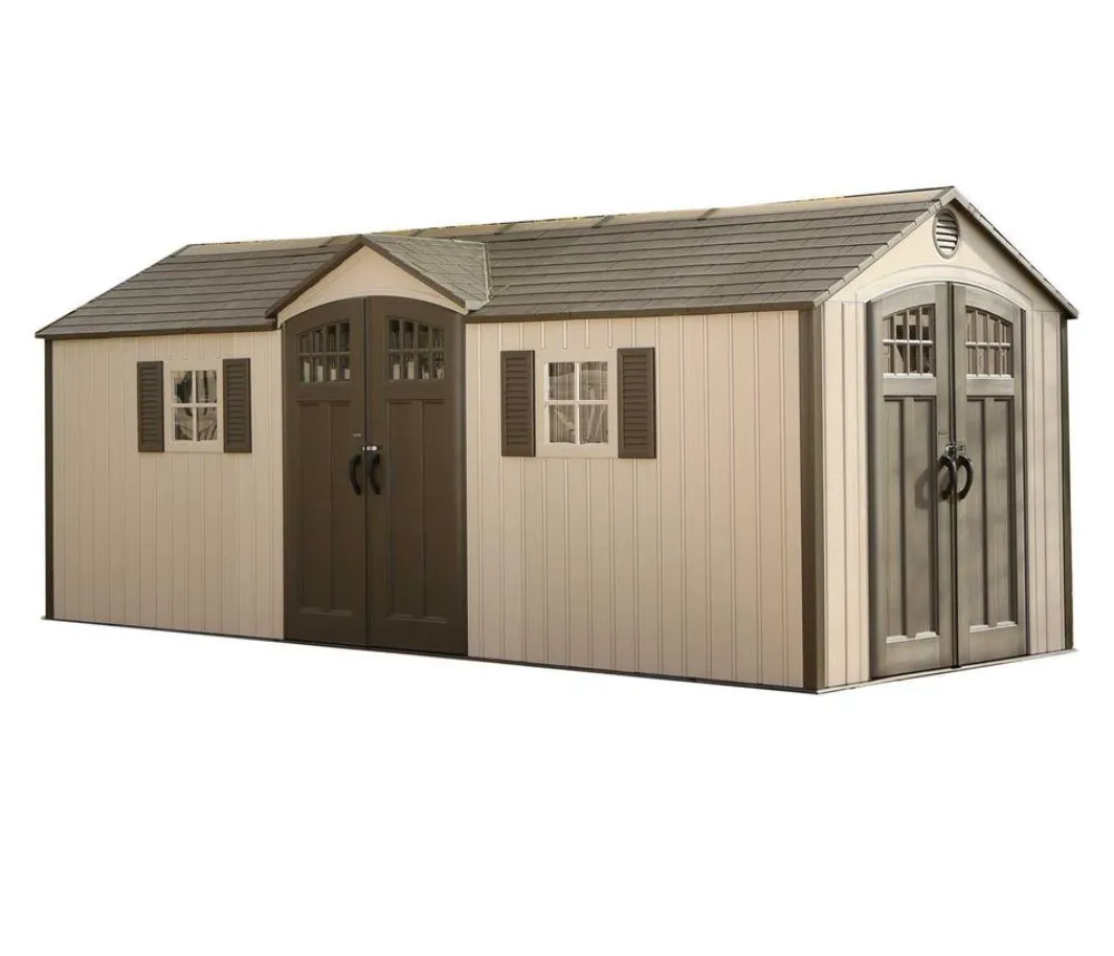 LIFETIME Gerätehaus Makro, ca. B609,6/H243,84/T243,84 cm Hellgrau